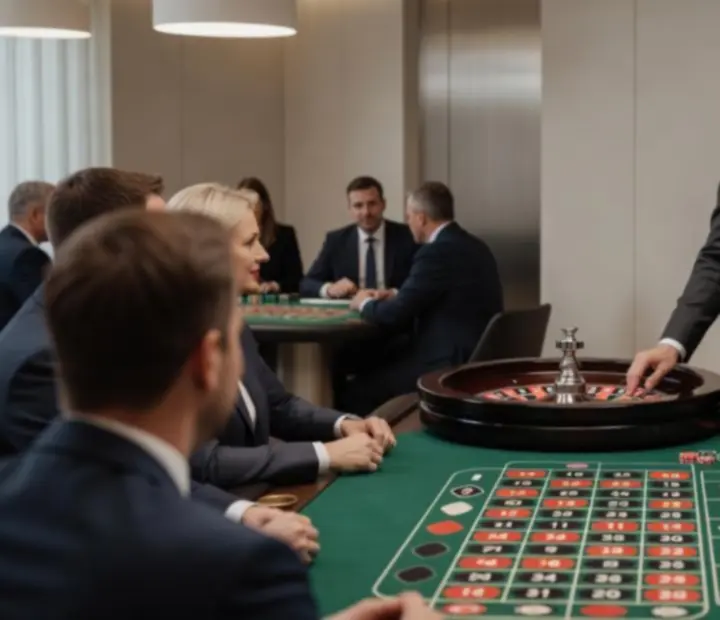 Profesjonalny gospodarz prowadzący ruletkowy program eventowy Velarivostra