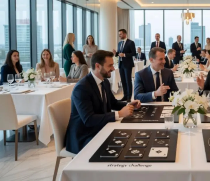 Elegancki event firmowy Velarivostra z formatami stołowymi
